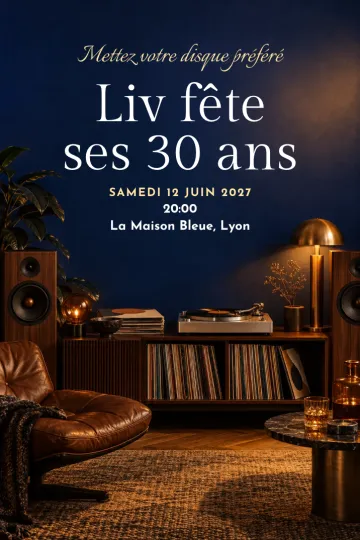 Invitation avec le modèle Bar d’écoute