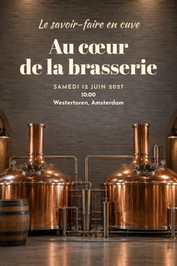 Invitation avec le modèle Le savoir-faire en cuve