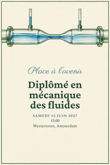 Invitation avec le modèle Mécanique des fluides