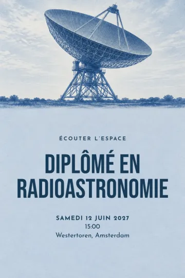 Invitation avec le modèle Écouter l'espace