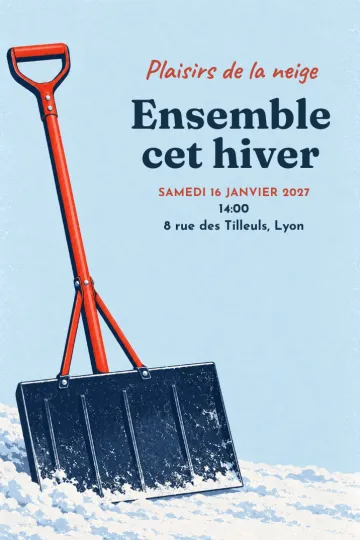 Invitation avec le modèle Force hivernale