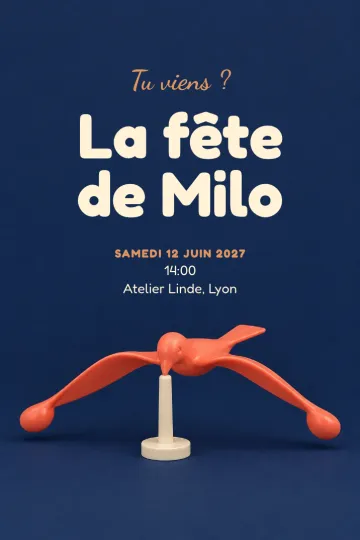 Invitation avec le modèle Parfaitement équilibré