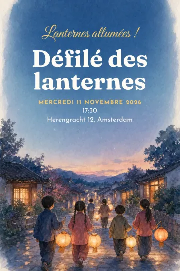 Invitation avec le modèle Saint-Martin