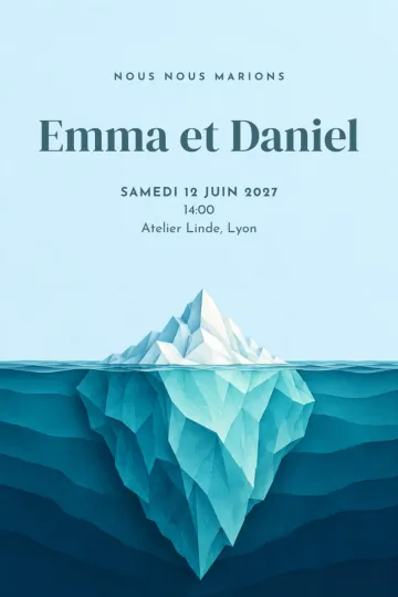 Invitation avec le modèle Liens profonds