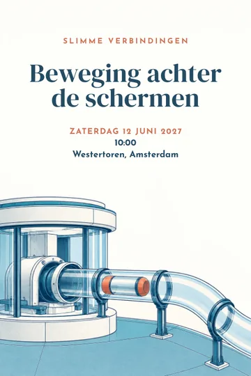 Uitnodiging met het ontwerp Slimme verbindingen