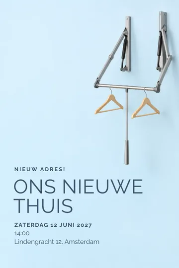 Uitnodiging met het ontwerp Ruimte binnen handbereik